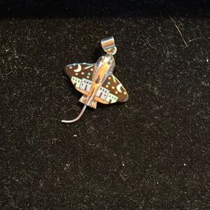 Colorful Stingray Pendant Necklace